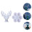 1Set Wiederverwendbare Silikonform Für DIY Schmuck Und 5