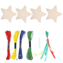 1 set borduur boekenleggers - handgemaakte kruissteek diy