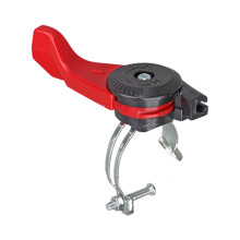Tiller Throttle Control Handlebar Lever 3.94-Inch Accelerator Portable Replacement For Road Tools Garden Trowel Red