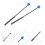 2Paires Baguettes Percussion Enfants ABS Caoutchouc Multi Usage Maison 4