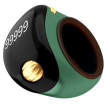Electronic Counter Ring With Rechargeable Battery Manual Click Button Tally Device For Fitness Golf Tracking Habits