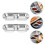 2pcs hotpot sauce dishes with compartments for kitchen use 4