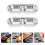 2pcs hotpot sauce dishes with compartments for kitchen use 5