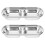 2pcs hotpot sauce dishes with compartments for kitchen use 3