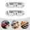 2pcs hotpot sauce dishes with compartments for kitchen use 9