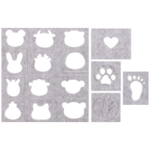5pcs wool felting molds for diy needle crafting and embroidery tools