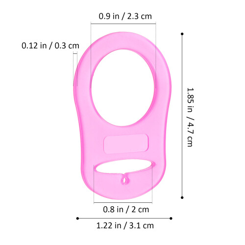 10pcs silicone pacifier holder adapters for baby 1