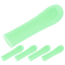 ear spoon replacement 5pcs soft silicone tips for kids reusable green