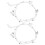 2 pcs women's adjustable double layer anklet chain jewelry (67 characters) 10
