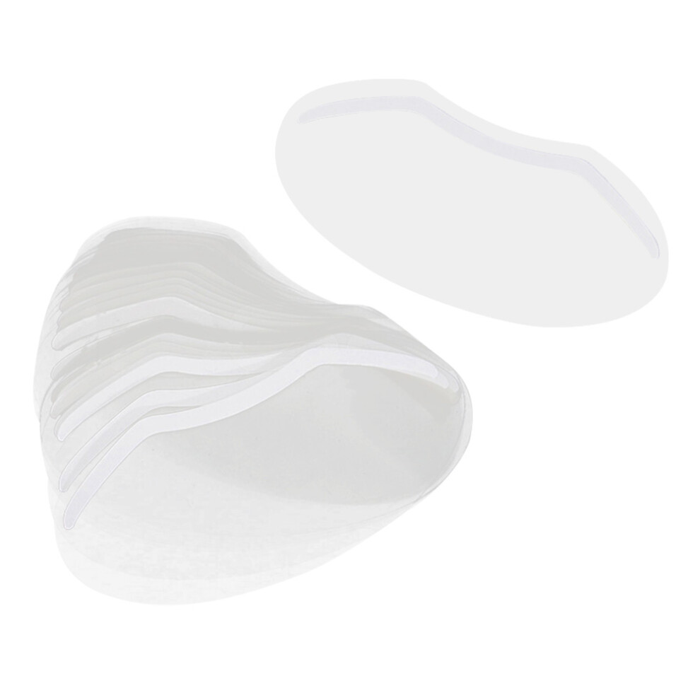 Vaguelly 50Pcs Transparent Baffle Eyeprotector For Home Barbers Shop