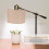 cylindrical fabric desk lamp shade replacement for bedside e27 light 9