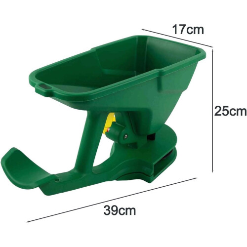 Adjustable Handheld Spreader For Fertilizer And Ice Melt, Even Coverage, Adjustable Flow Control, Lawn Care Tool 2
