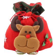 1pc non-woven fabric pouch 3d candy gift bag christmas themed