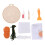 1Ensemble Kit Punch Needle DIY Tapis Mug En Polyester Bois Acier 5