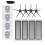 Side Brush Filter Dust Bag Replacement Accessories Kits for Q5+ Robotic Vacuum Cleaner 15