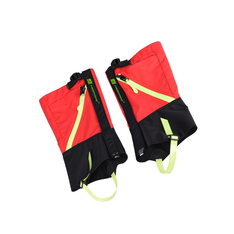 Red Breathable Waterproof Outdoor Hiking Walking Climbing Ski Snow Leg