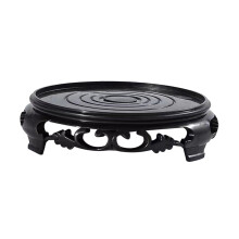 PP Fishbowl Stand Pedestal Planter Stand Plant Holder Oriental Style Multifunctional Vase Shelf 18.4 cm Balcony Pot Base