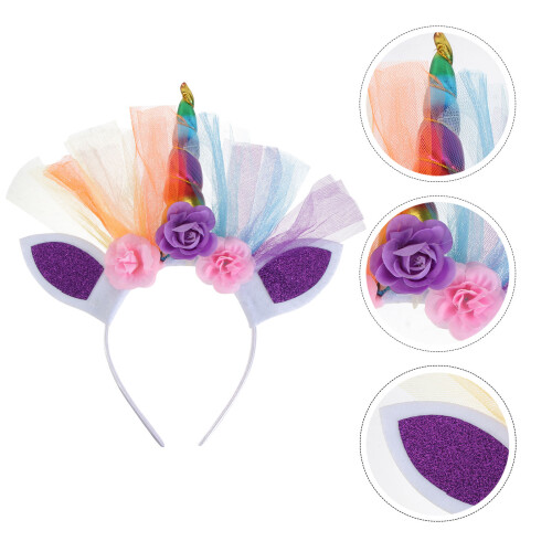 kopfschmuck kinder grenadine regenbogenfarben party 2