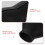 3pcs reusable heart silicone makeup brush covers black 6