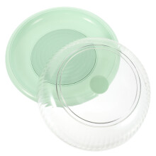 stackable dish cover for kitchen food heat and dust protection