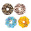4pcs simulation donut breads photo props random color 11