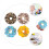 4pcs simulation donut breads photo props random color 9