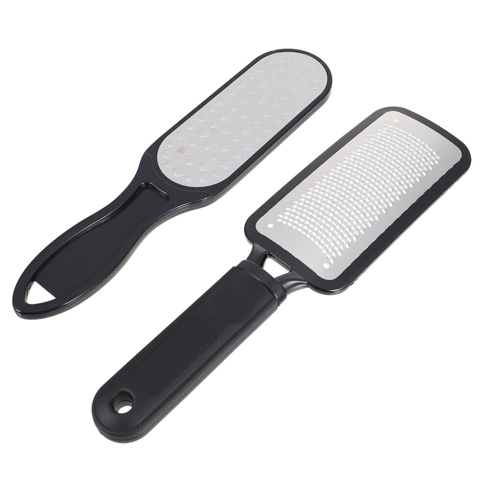 Aboofan 2Pcs Stainless Steel Foot File For Dead Skin And Removal