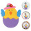 2pcs easter chicken shaped cutlery holders for forks utensils 5