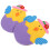 2pcs easter chicken shaped cutlery holders for forks utensils 9