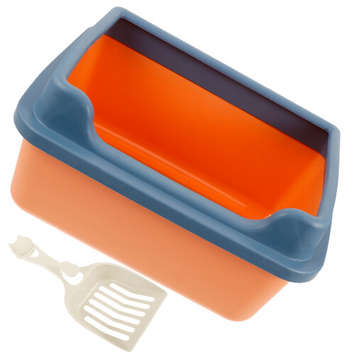 1 set large top- litter box for kittens and cats