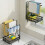 1Pc Desktop And Wall-Mounted Multi-Purpose Kitchen Sponge Rag Rack 8