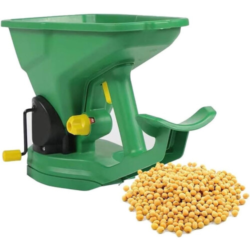 Hand-Held Seed-Spreader Manual Fertilizer Applicator For Small Yards, Ergonomic Grip, Versatile Sowing 2