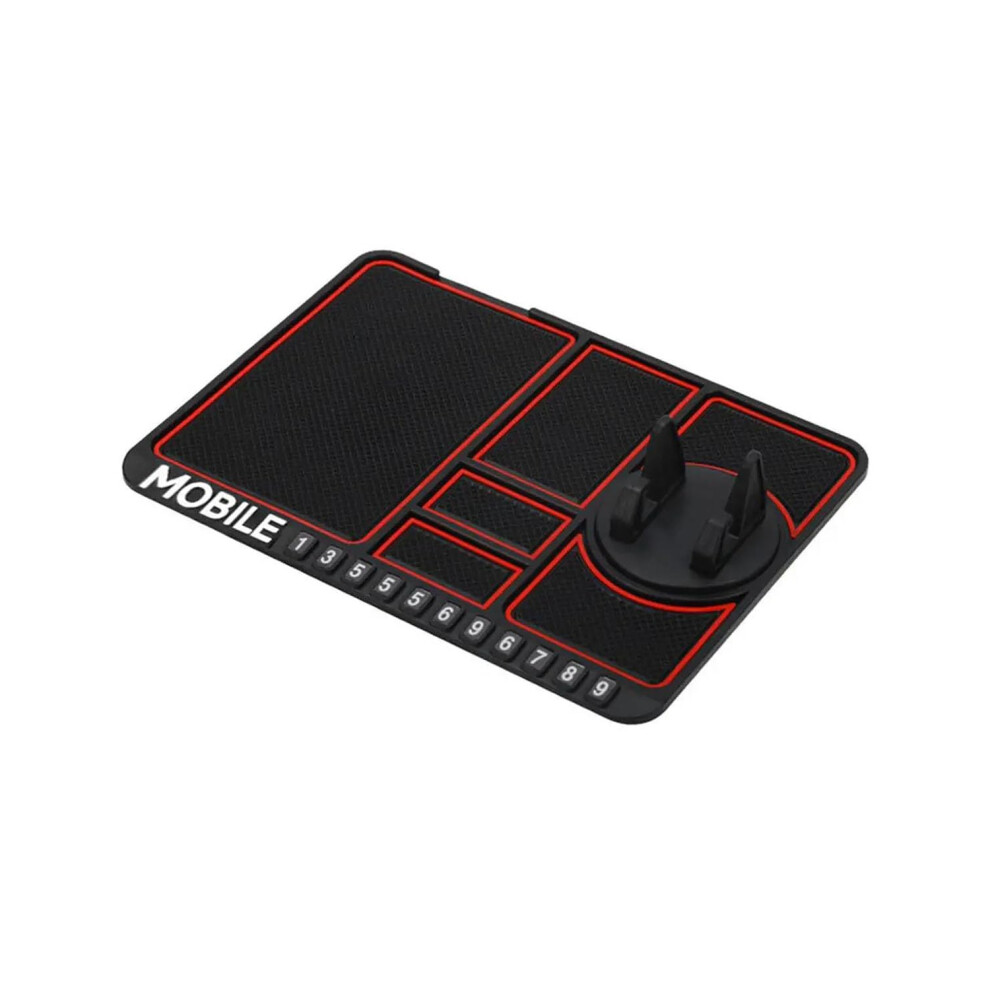 Dashboard Mat 1Pcs Car Non Slip Rubber Pad For Mobile Phone Gps Holder Anti Slip Sticky Pad 9084446136319