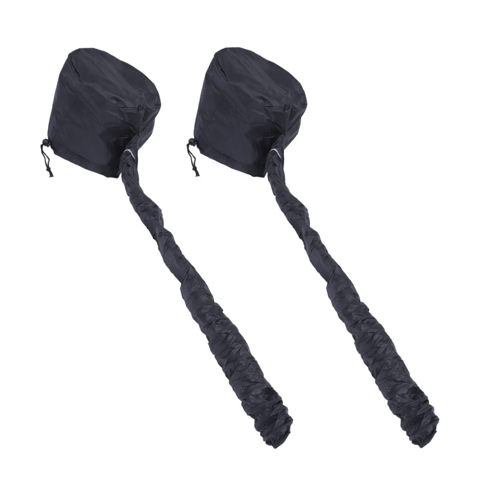 Thermal Heated Steamer Hats 2 Pack For Dry Hair Care Elastic Fit Hair Heat Cap