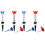 4Pcs Tragbare Frühling Golf Ball Tees Golfer 3
