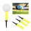 3Pcs 83mm Gelb Elastische Golf Tee Gummi Ball 6