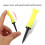 3Pcs 83mm Gelb Elastische Golf Tee Gummi Ball 7