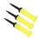 3Pcs 83mm Gelb Elastische Golf Tee Gummi Ball 3
