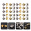 400pcs four-jaw square rivets for craft diy studs 2