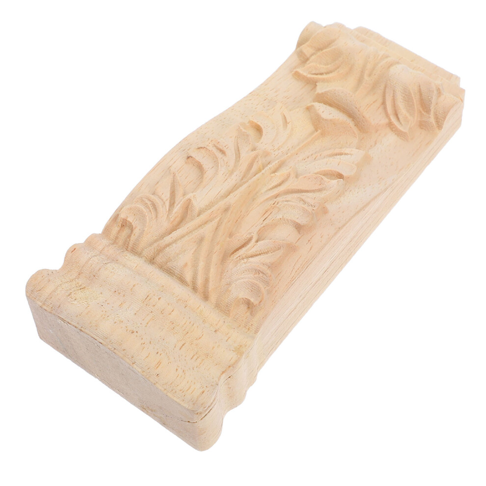 Elegant European Wood Carved Corbel For Doorways Vintage Rustic Decor 3303808835360