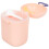 Melkpoedercontainer met , onderweg, snackdoos 400 ml 10