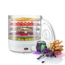 Food Dehydrator Machine Portable 5-Layer Large-Capacity 35-70C Temperature Control 360 Degree Air Circulation For Home