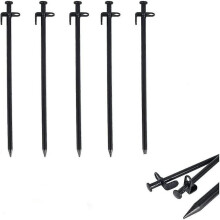 Heavy Duty Camping Pegs, 5Pcs Heavy Duty Garden Pegs, Forged Steel Camping Tent Pegs, Tent Fixing Pe