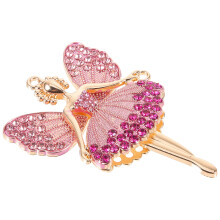 1X Roze Metalen Applique Patch Voor Kleding En Accessoires DIY Decor