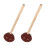 2 gummipfropfen mit holzgriff für abfluss und ( ) 3