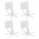 4Pcs Multi-Purpose ABS Kitchen Utensil Rack Rotatable Spatula Holder 6