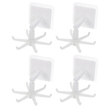4Pcs Multi-Purpose ABS Kitchen Utensil Rack Rotatable Spatula Holder