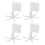 4Pcs Multi-Purpose ABS Kitchen Utensil Rack Rotatable Spatula Holder 1
