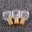 Mlins 12pcs 8ml Glass Bottles With 12pcs Droppers 8