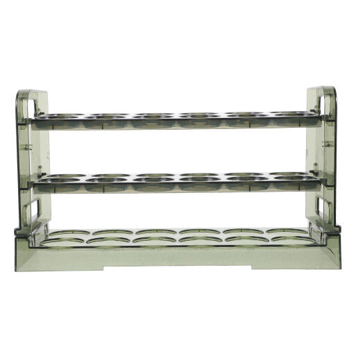 36 Pièces Porte Œufs 3 Étages Vert Transparent Pet 2